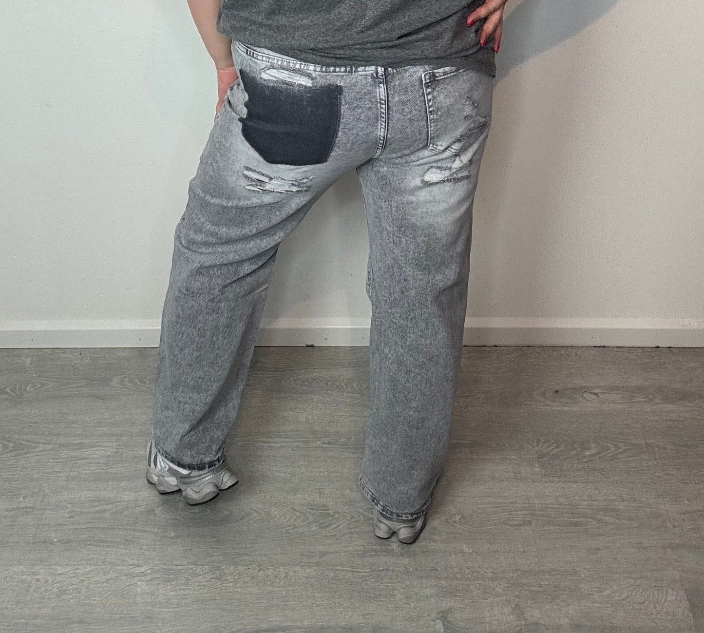 459-34 Red Berry paris jeans grey