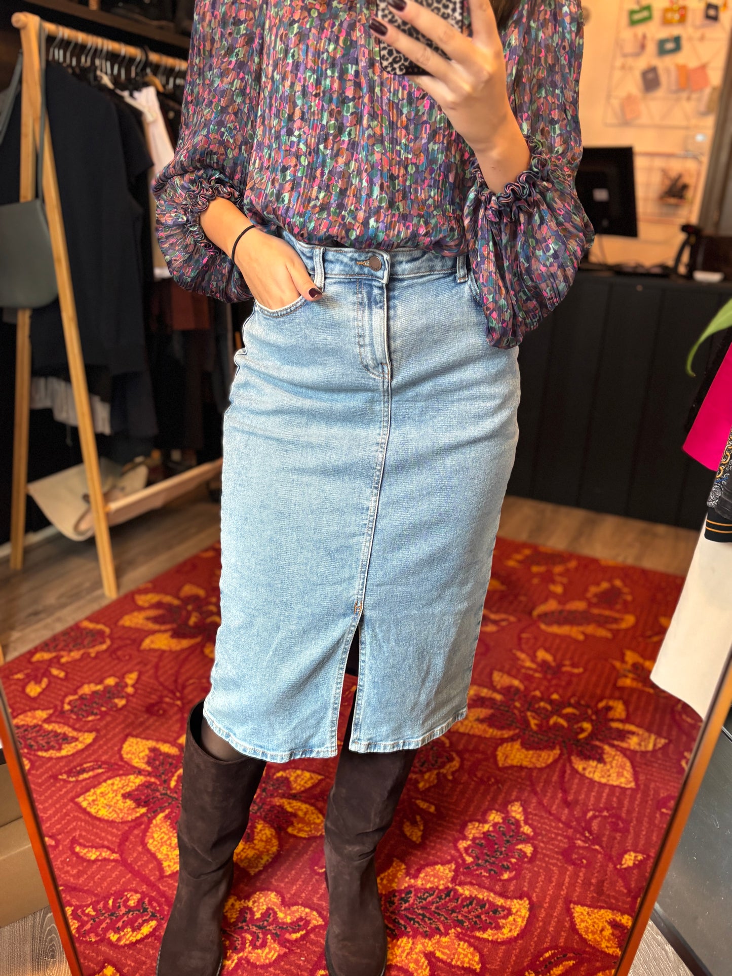 297-28 MSCH Copenhagen spijkerrok maat M