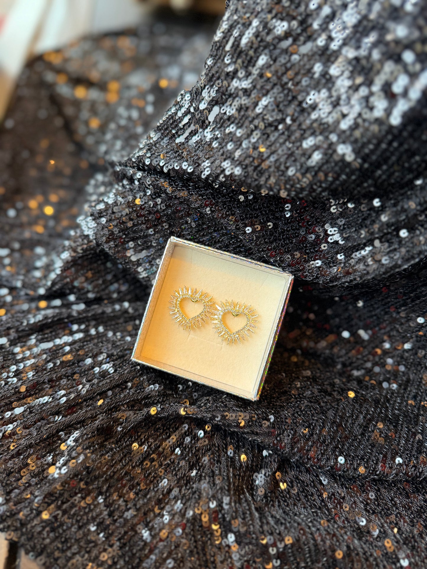 Oorbellen festive goud