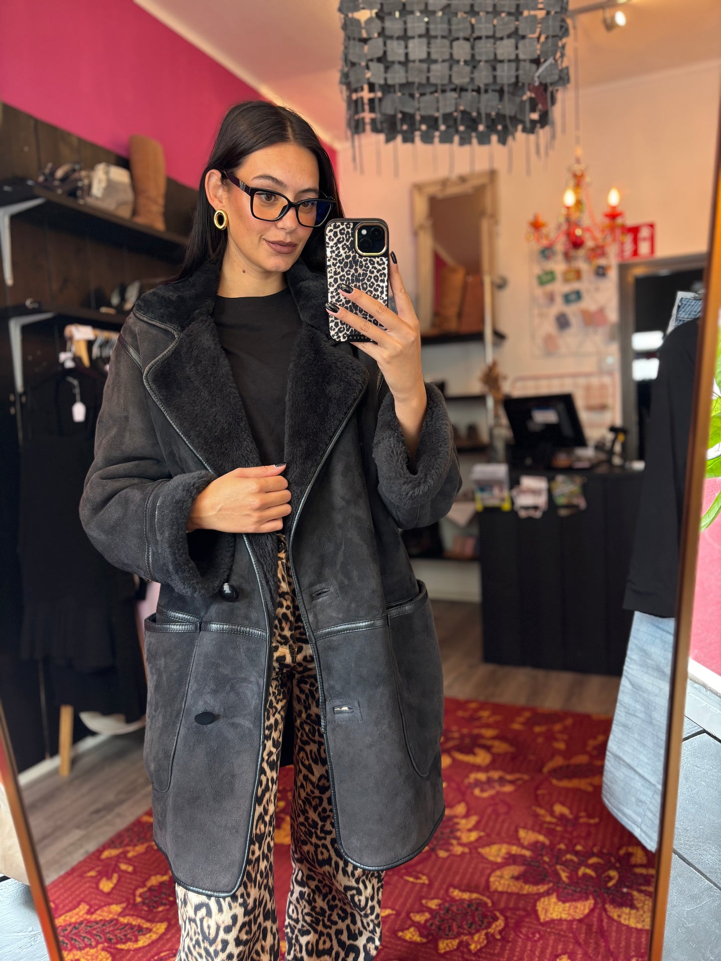 411-136 Irina Peaussier jacket suede maat 38