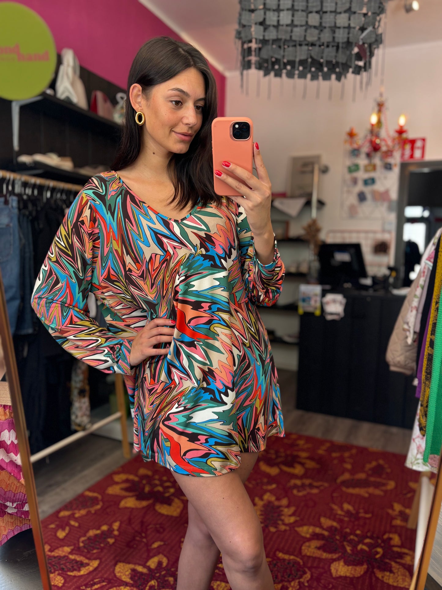 434-3 Yoek jurk maat L