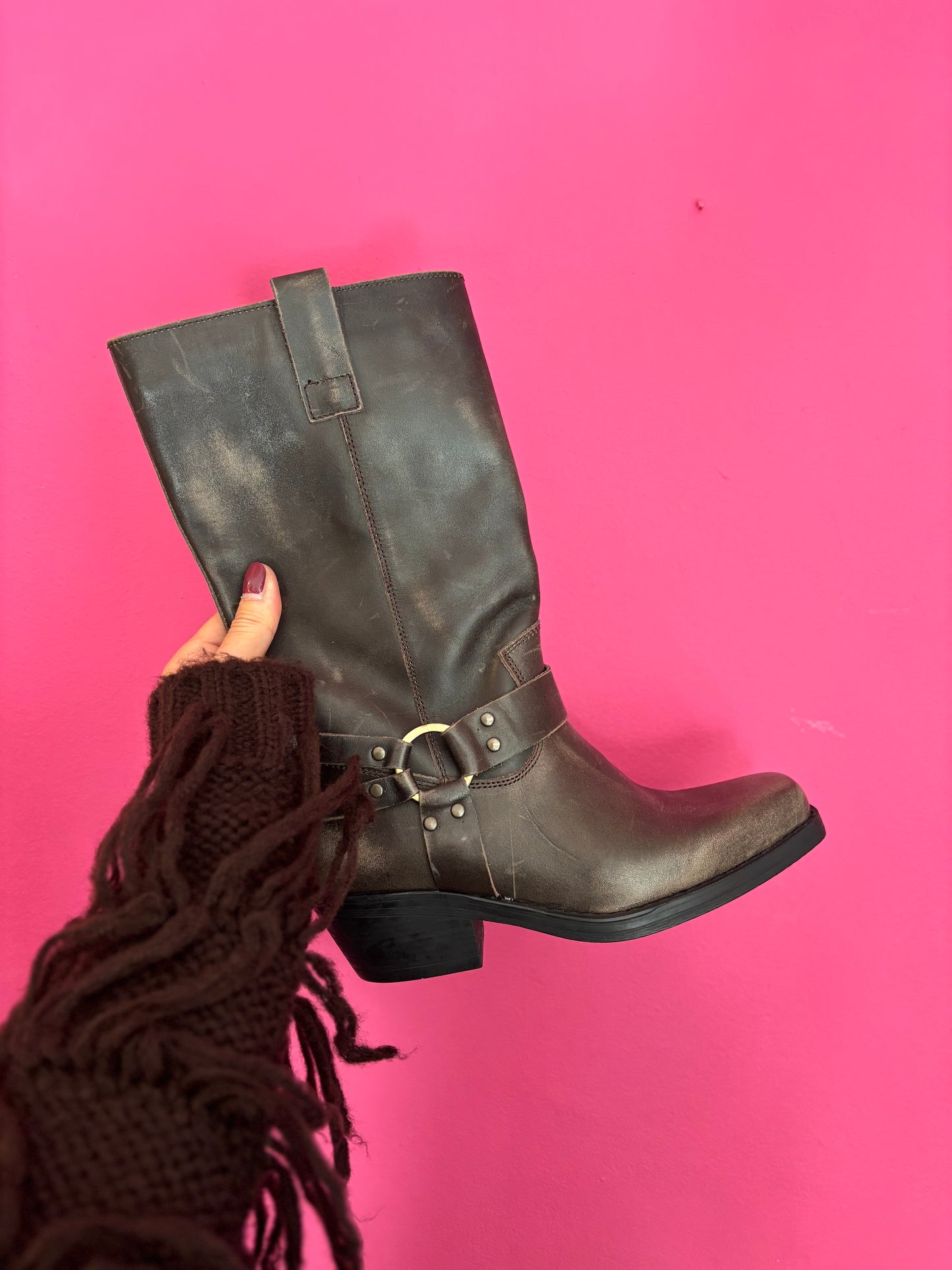 163-45 Manfield cowboy boot size 37 new