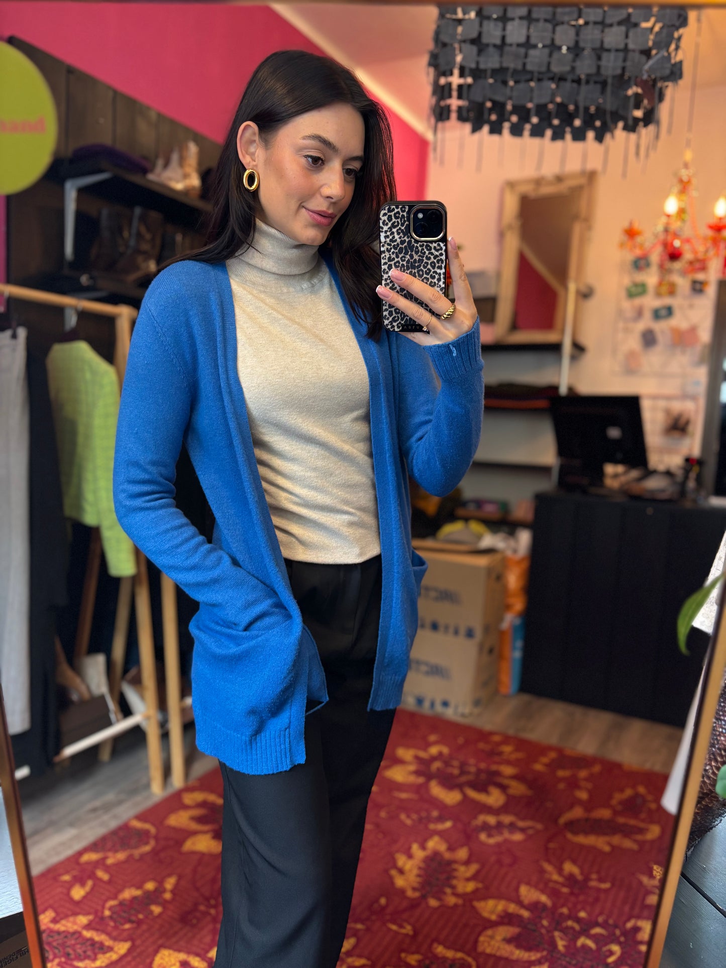 291-122 Vila vest blauw maat S