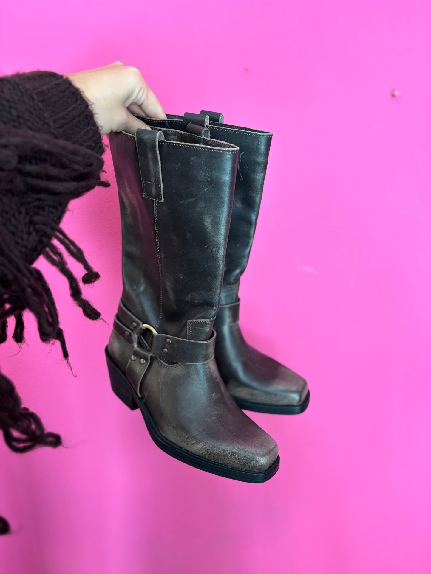 163-45 Manfield cowboy boot size 37 new