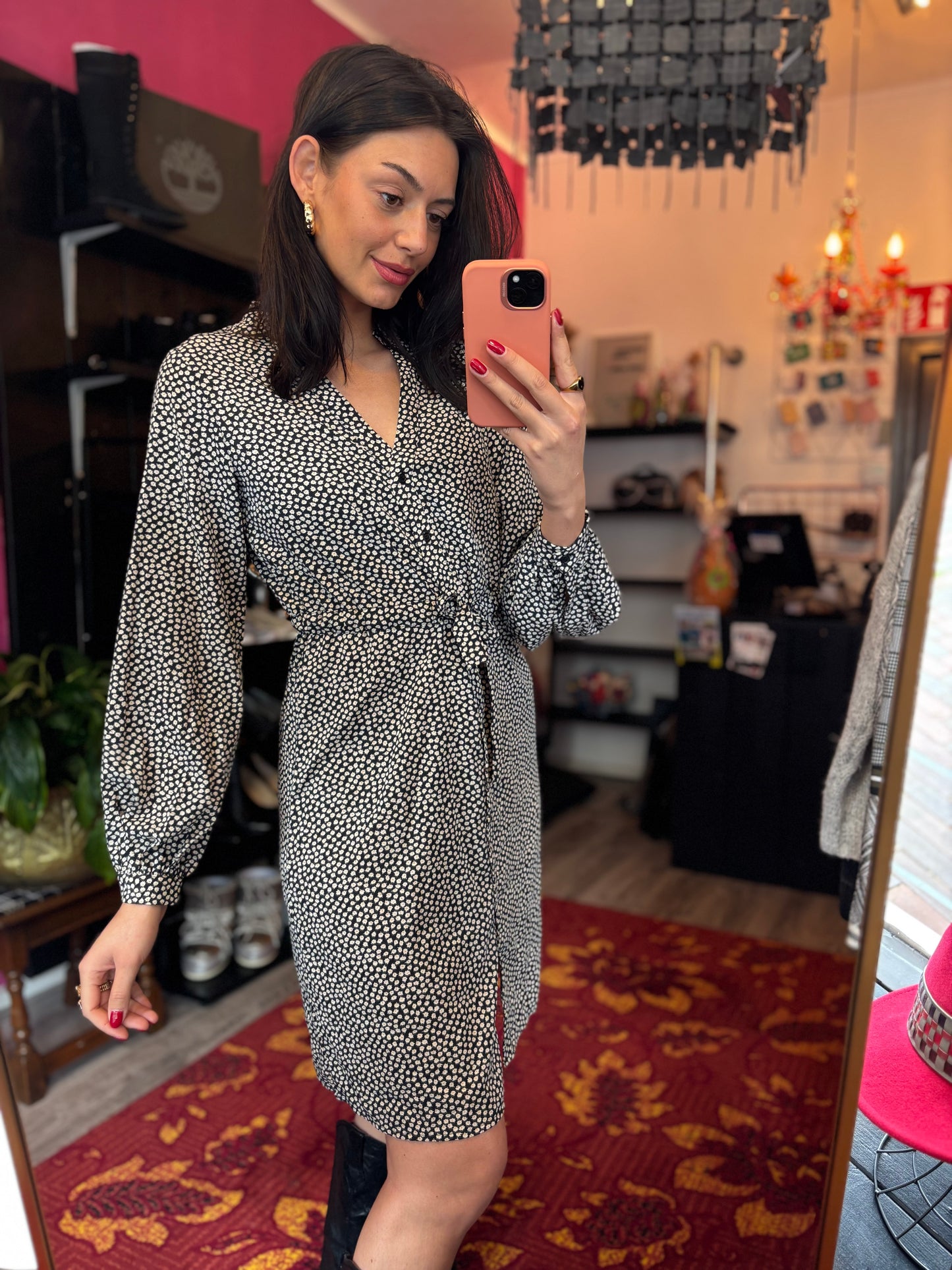 342-45 Object blouse jurk maat 34