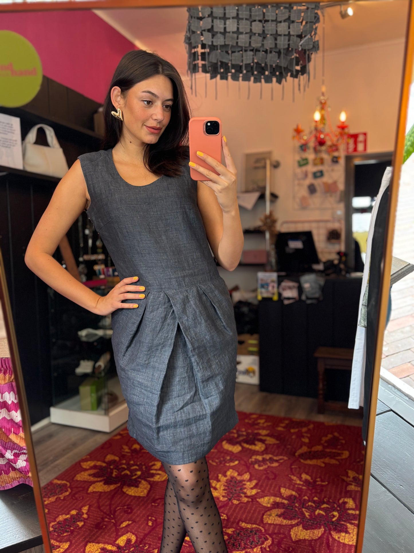 248-19 Sandwich jurk maat 36