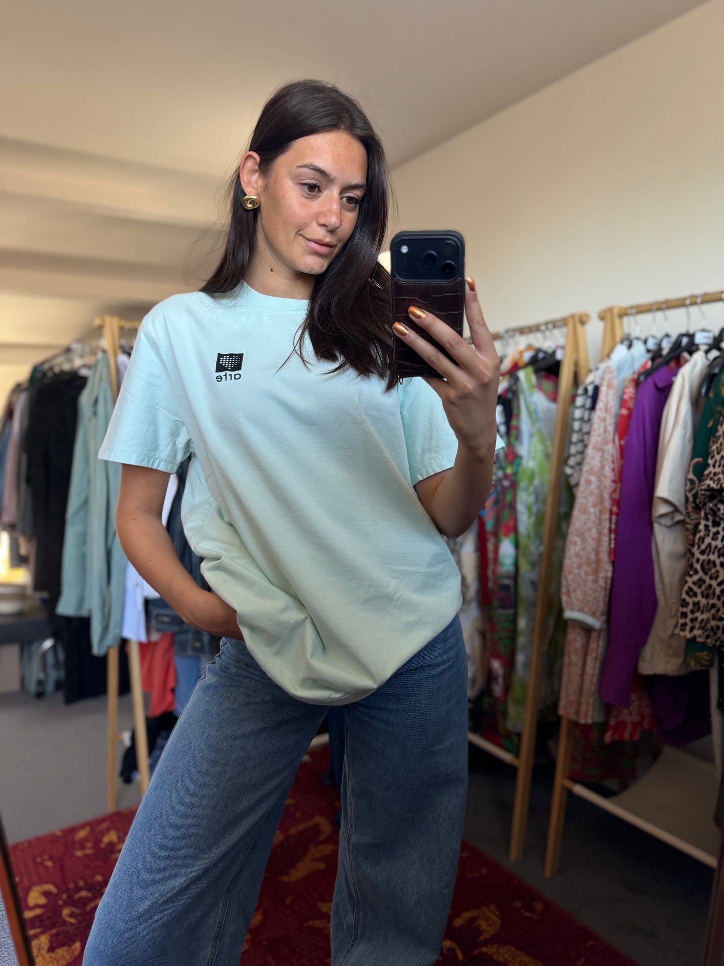 431-47 Arte tshirt blauw heren maat L