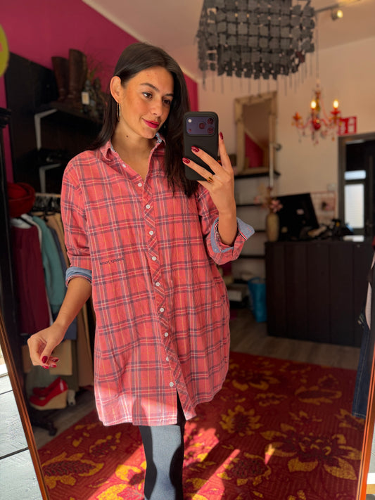 413-22 Tommy Hilfiger blouse jurk maat L