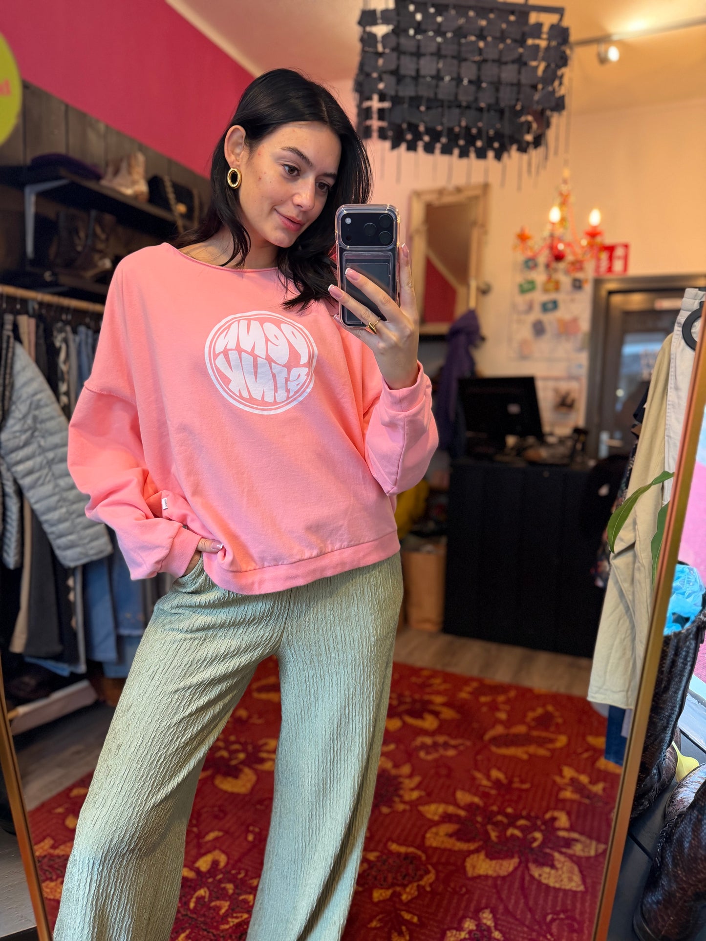 452-104 Penn&Ink fleece trui nieuw maat XL