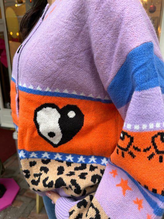 400-160 Gimme vest paars maat L/XL