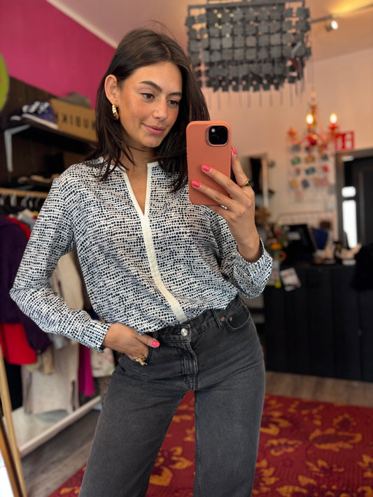 411-91 River woods blouse maat 38