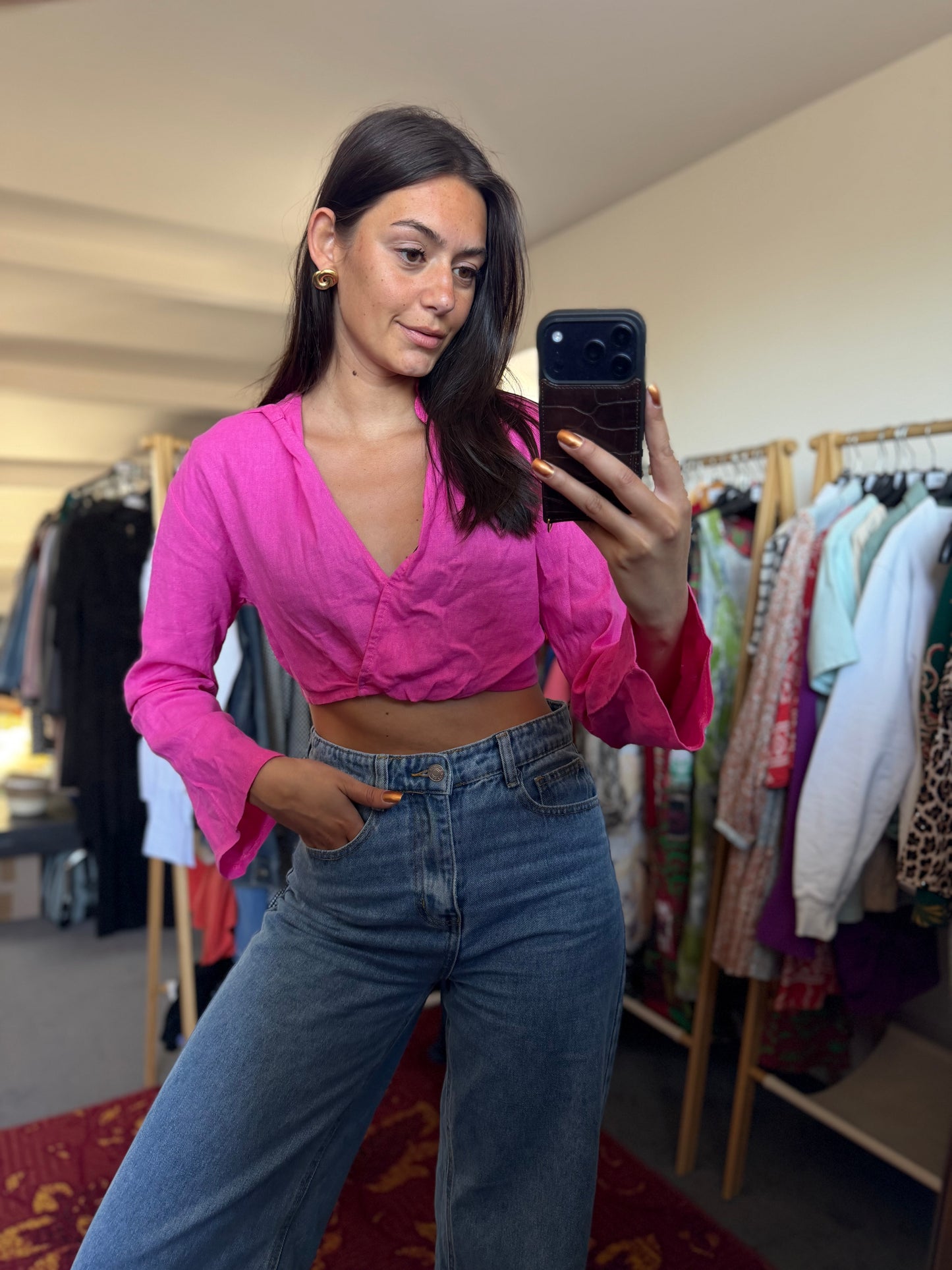 407-42 Eight Paris blouse maat S