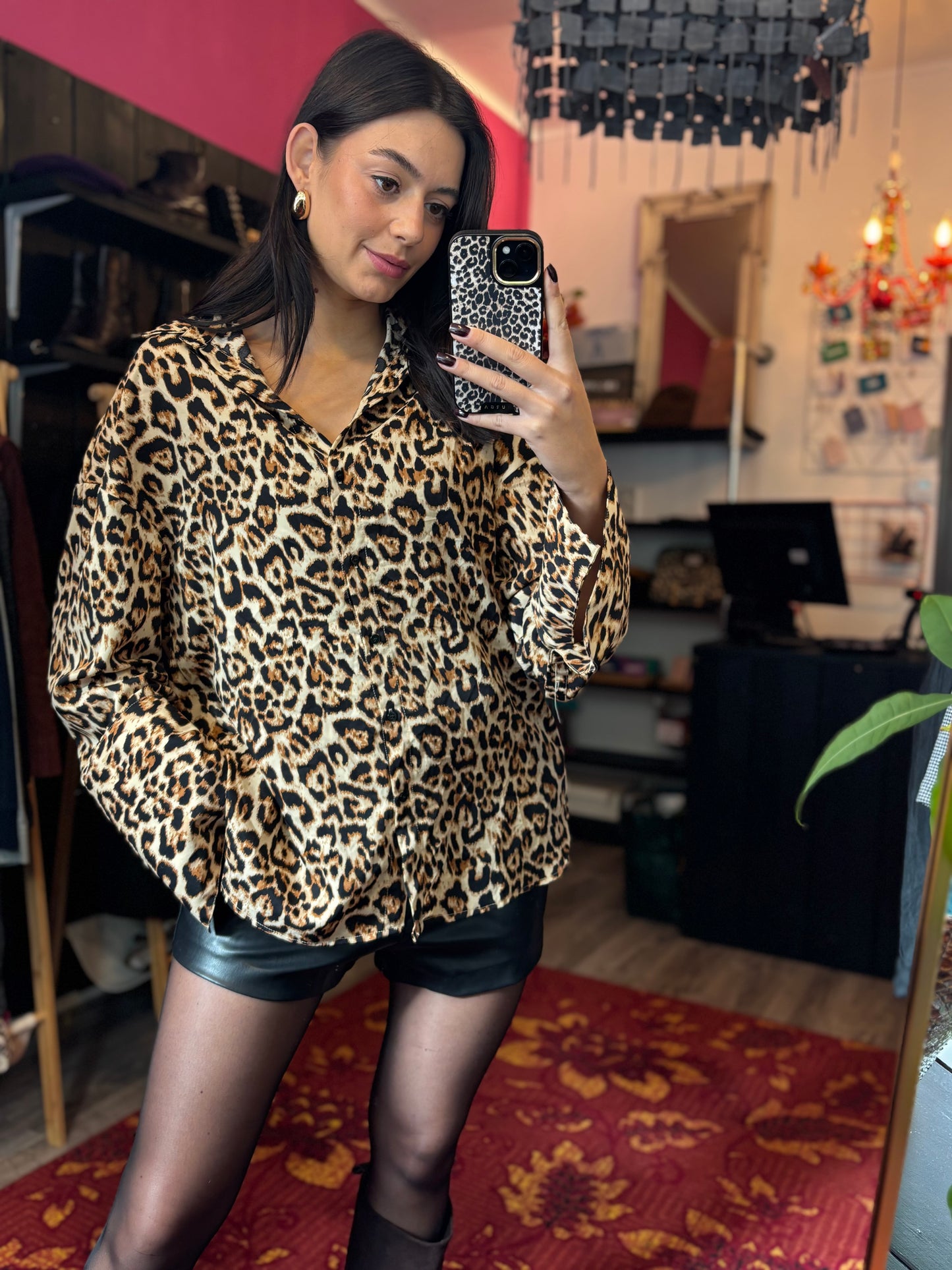 400-144 Loavies blouse oversized maat S