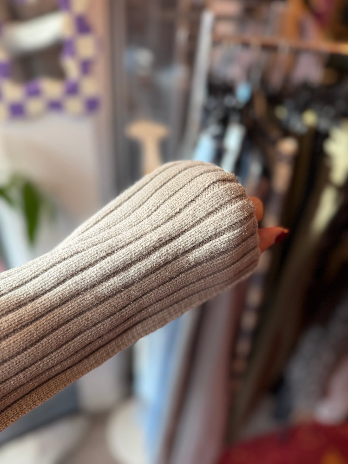 254-104 Wol/cashmere trui maat XL