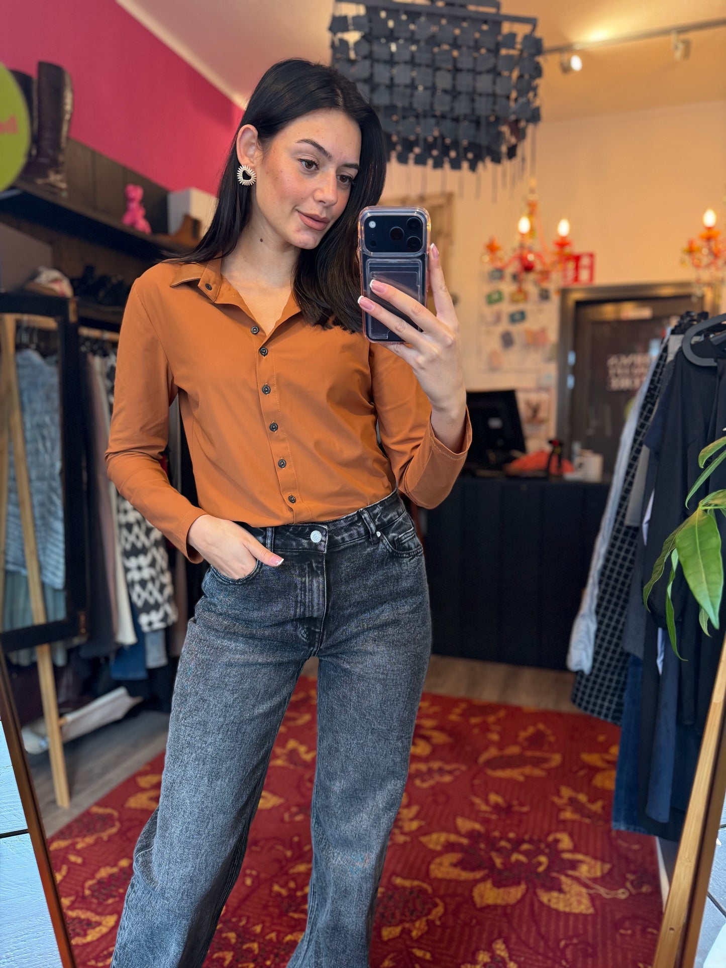 187-28 Jane Lushka travelstof blouse maat L