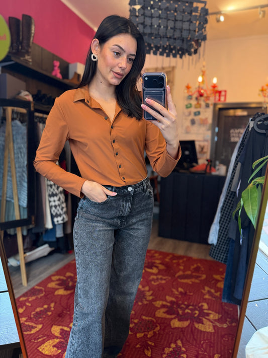 187-28 Jane Lushka travelstof blouse maat L