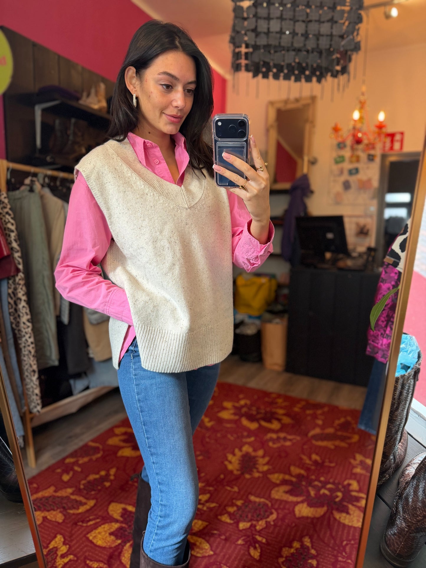 492-5 Marc O’Polo gilet wol maat XL