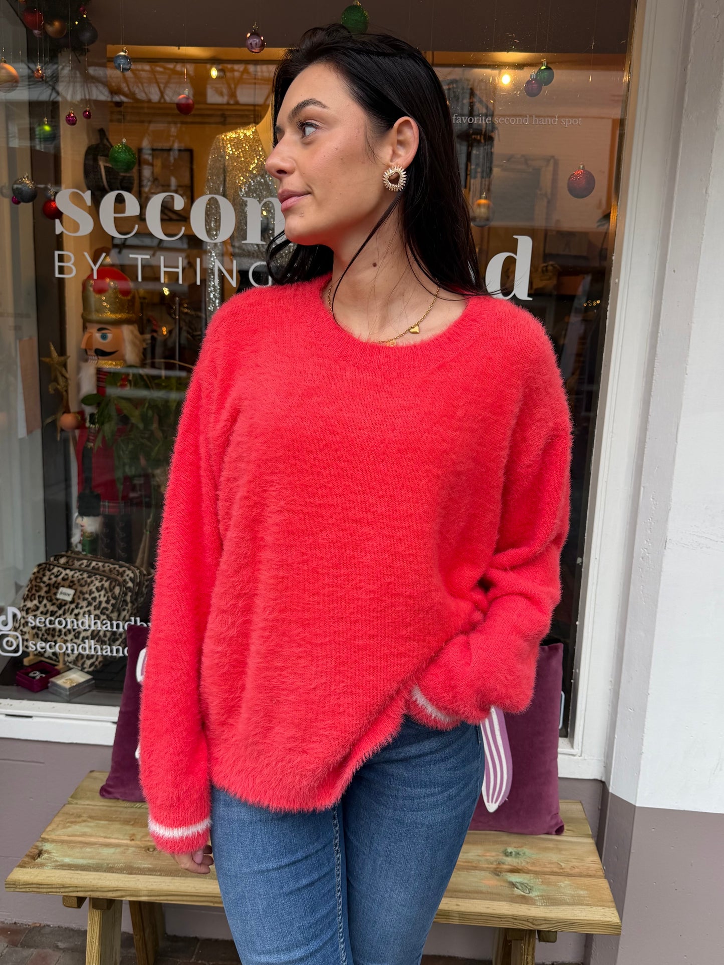 452-119 Anna blue trui maat 44