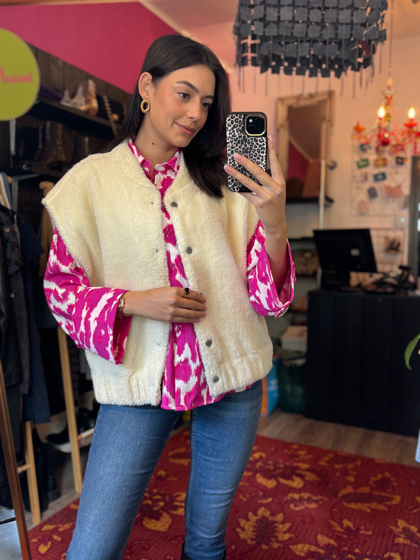 452-97 Anne blue gilet maat XXL