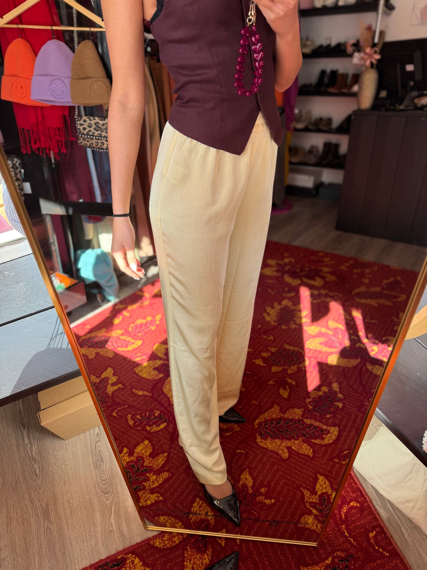 431-61 Shoeby broek butteryellow maat M