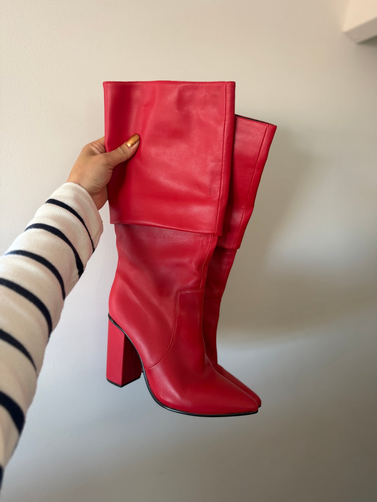 269-12 Rode laarzen maat 40