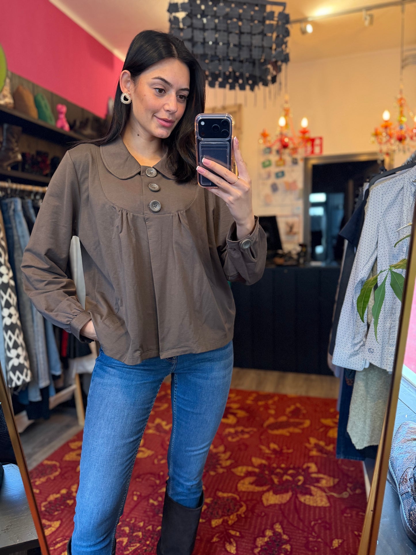 494-7 Bruin vestje maat L/XL