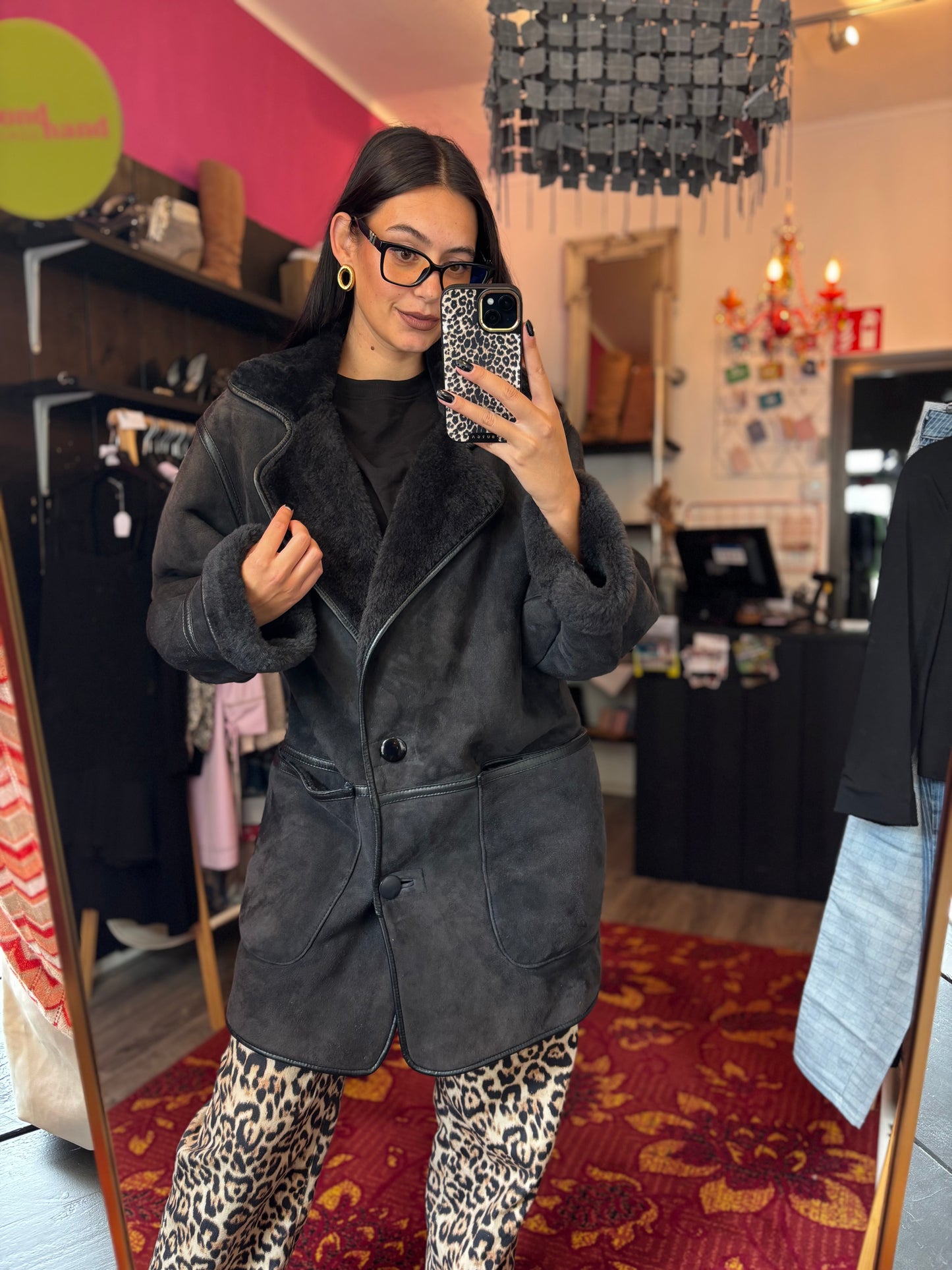 411-136 Irina Peaussier jacket suede maat 38