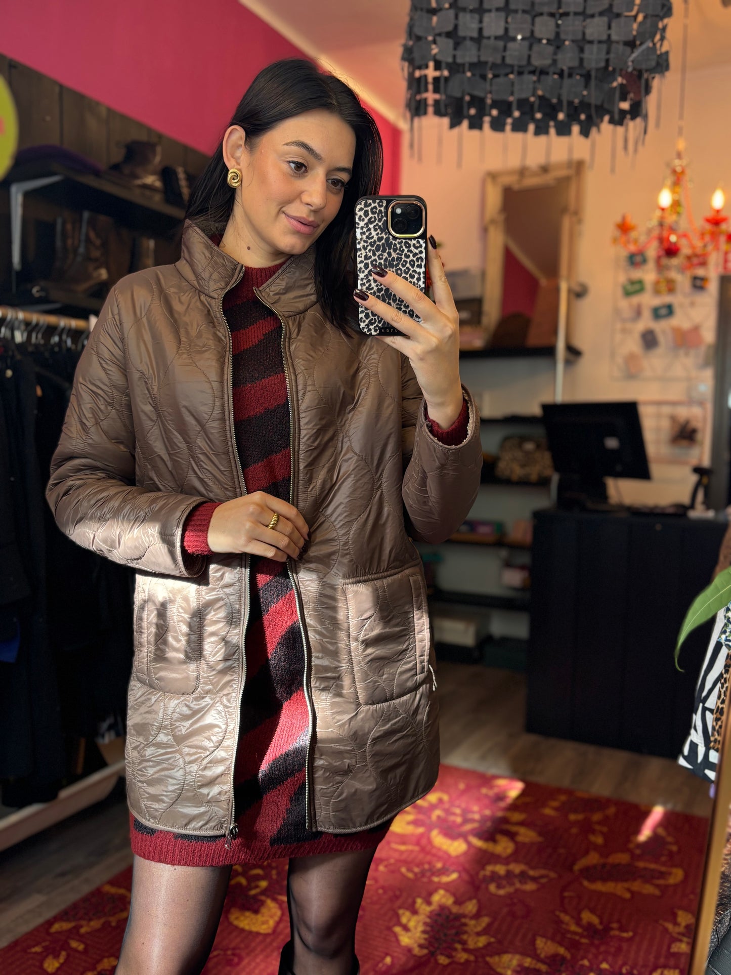 476-6 Poools tussenjas teddy maat 38