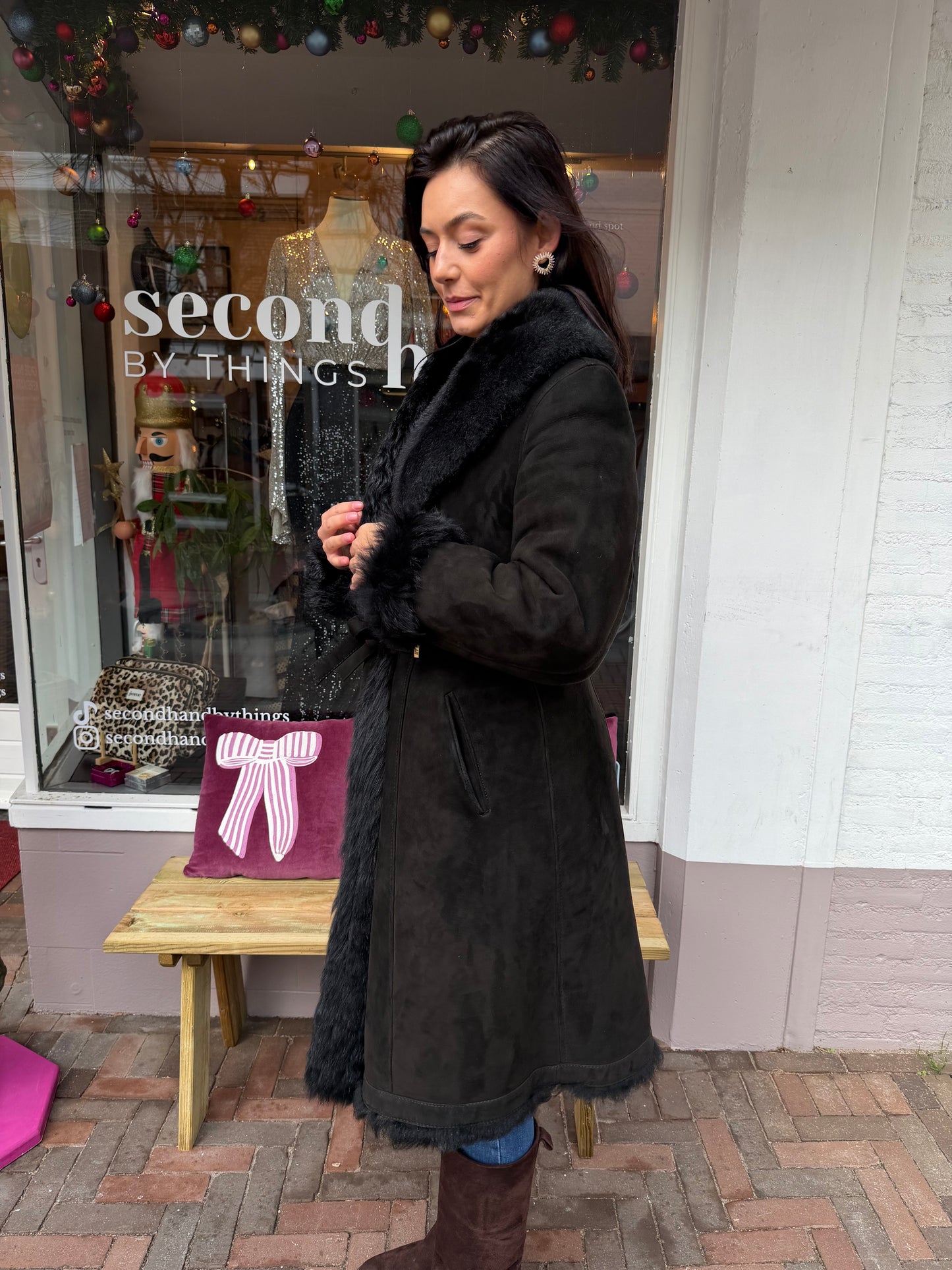 411-187 Leda Spain suede jas maat 40