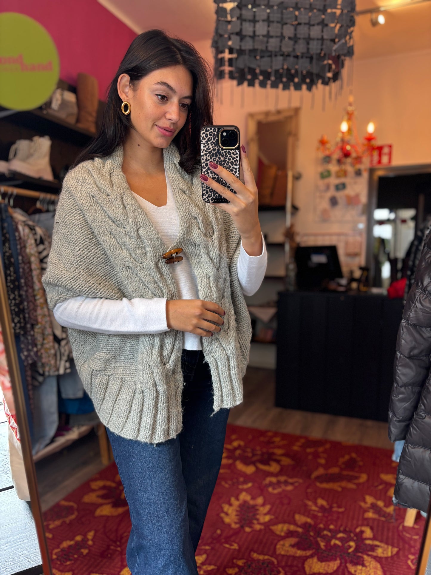 270-47 Maison scotch gilet vest maat 3