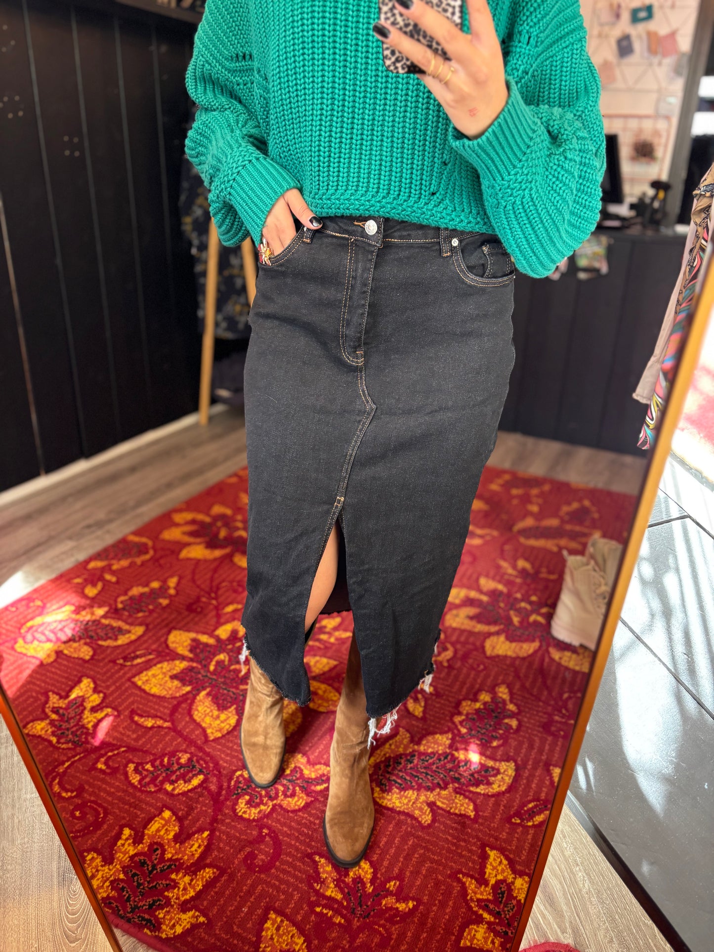 186-139 Norfy Denim rok maat 40