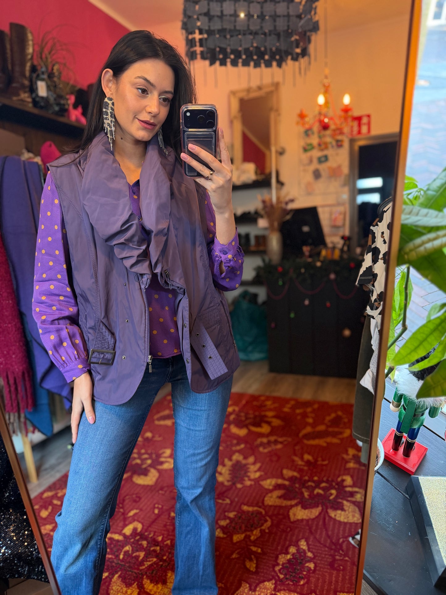 411-181 Efro bodywarmer paars 46