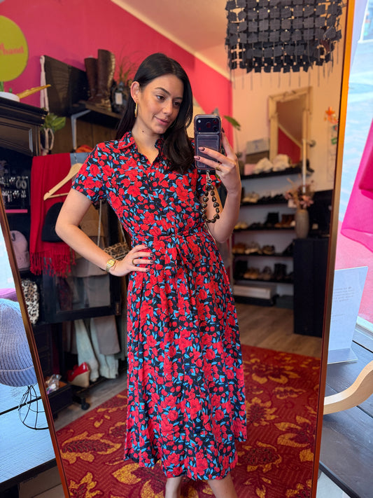 506-4 Colourful rebel jurk maat M/L