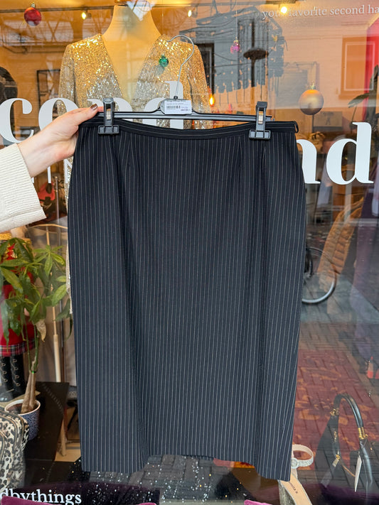 254-81 MaxMara rok krijtstreep 44