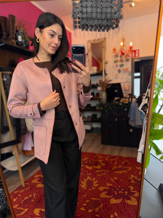 69-44 Only jasje suede look maat XS