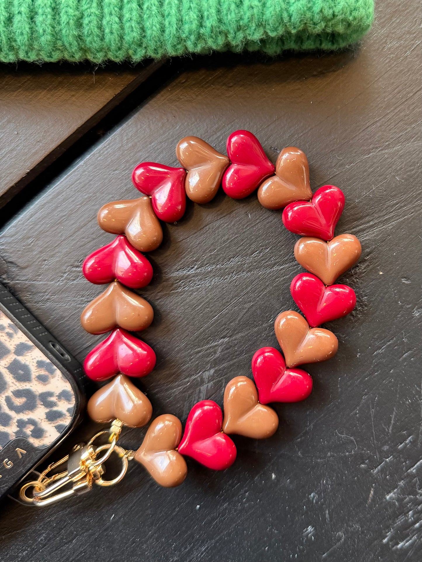 telefoonkoord hartjes