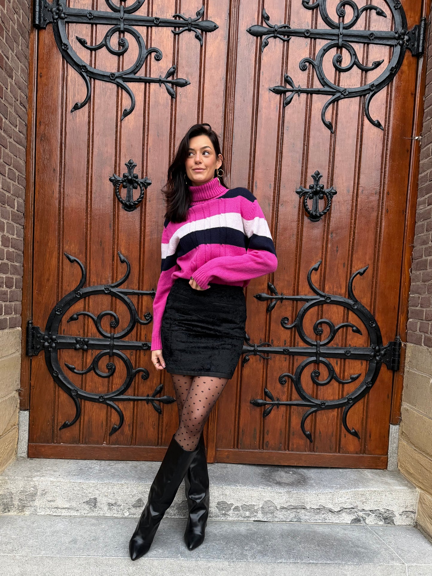 411-166 Polo land 100% wol trui maat L