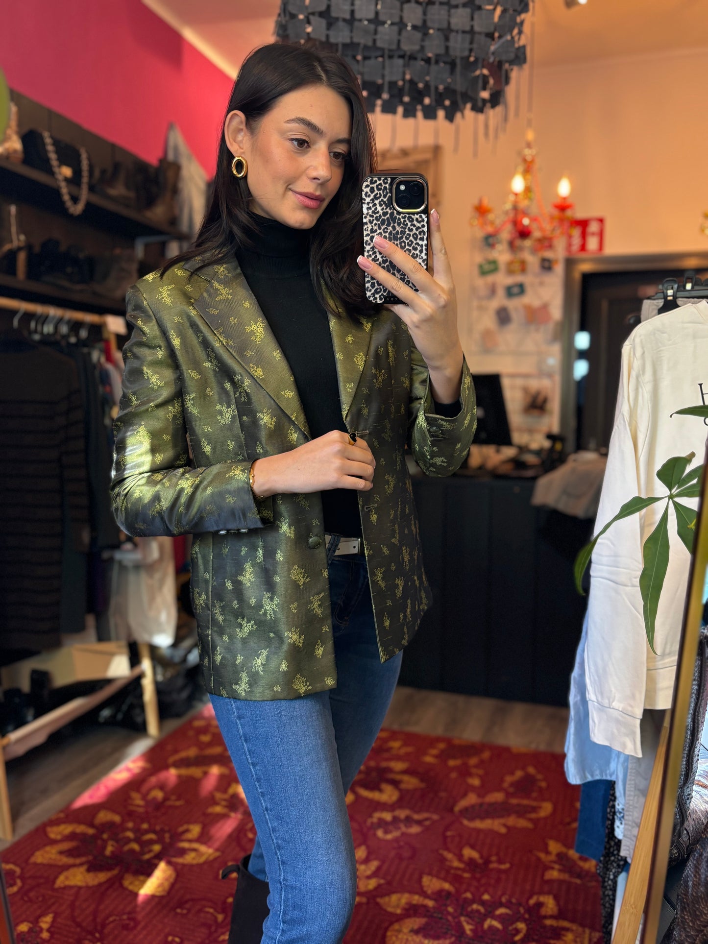 336-43 Blazer groen maat 38