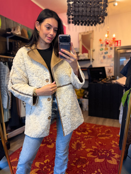 284-156 H&M teddy jas maat XS