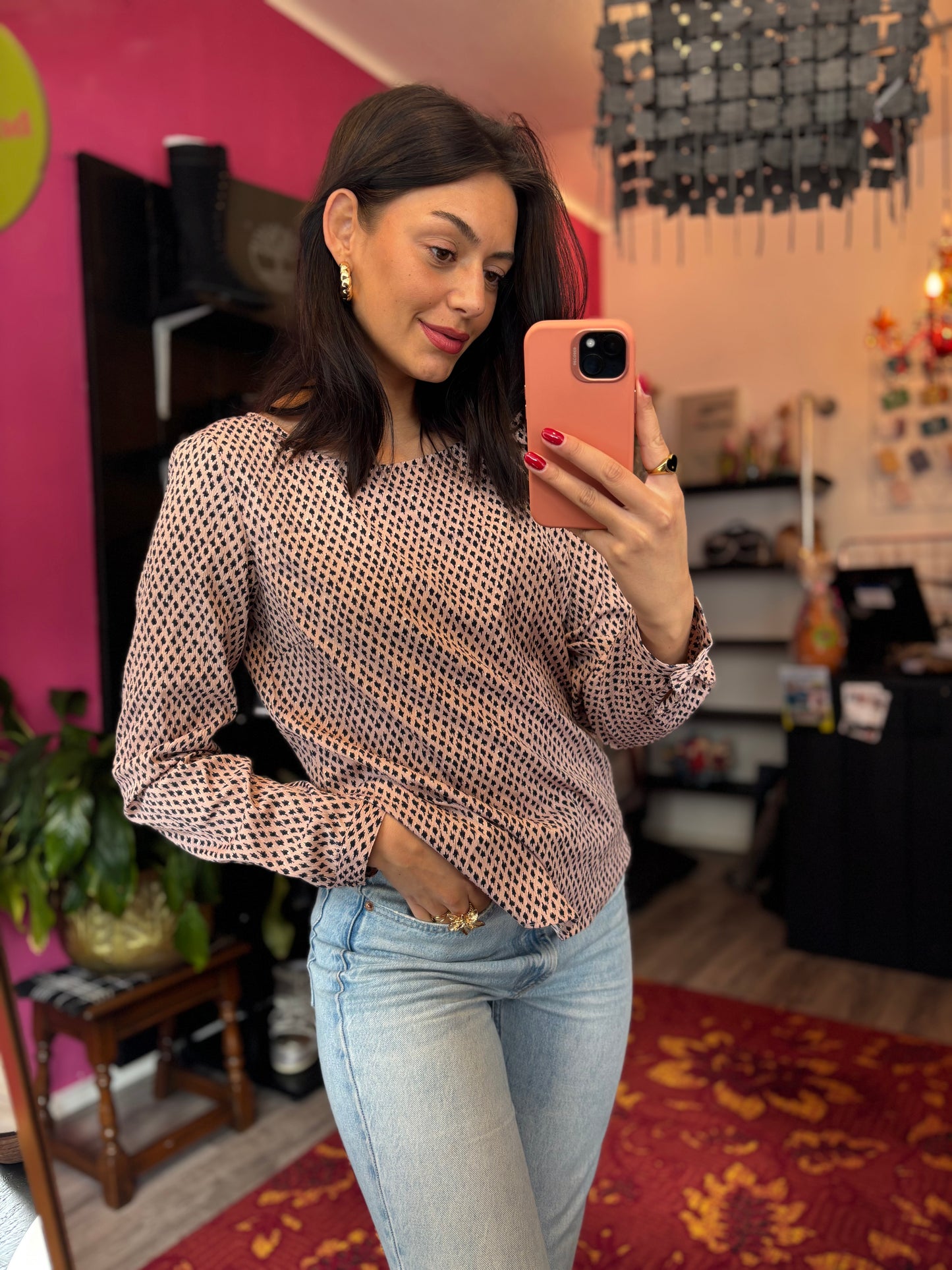 342-42 Vila blouse size S