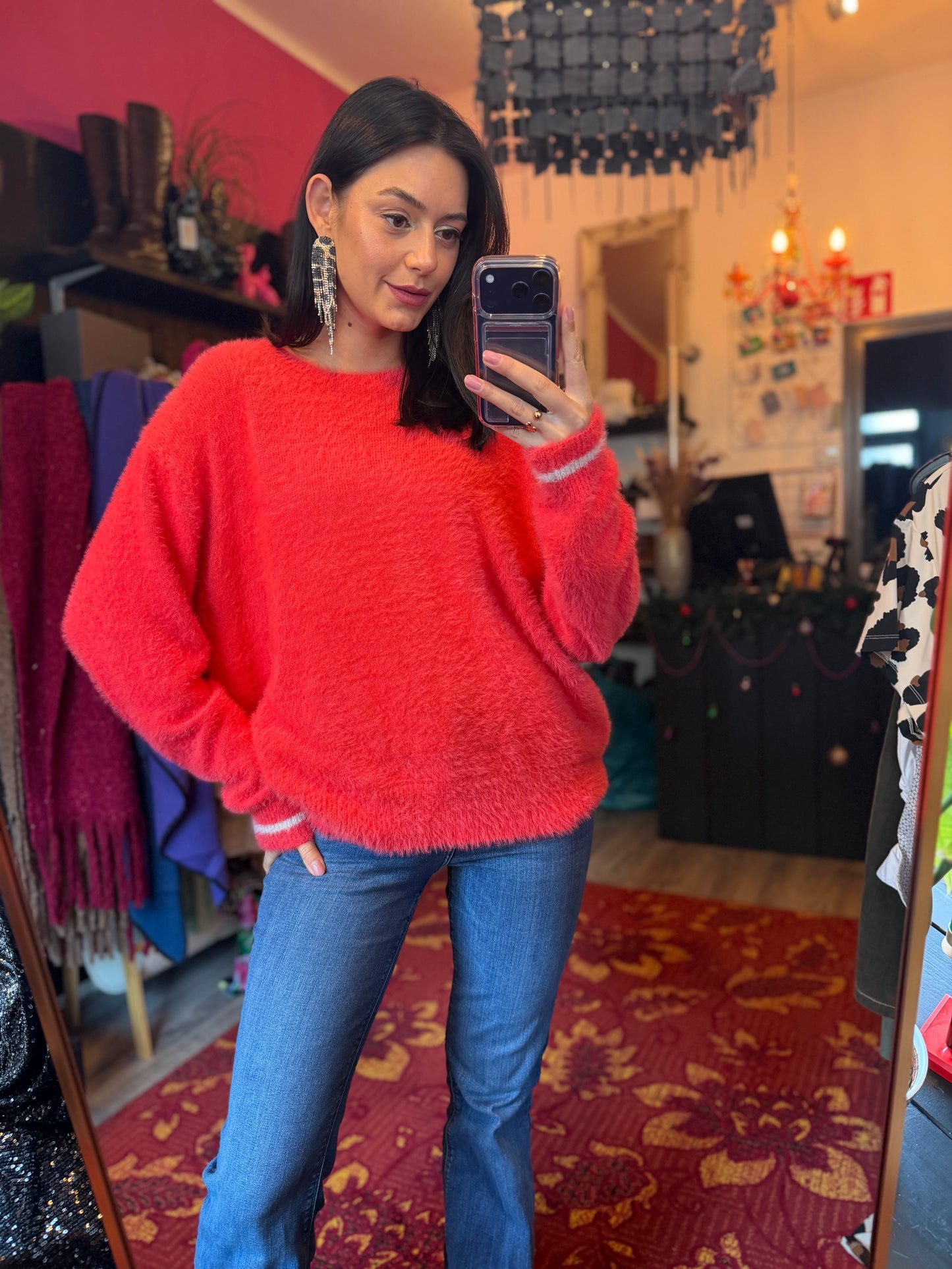 452-119 Anna blue trui maat 44