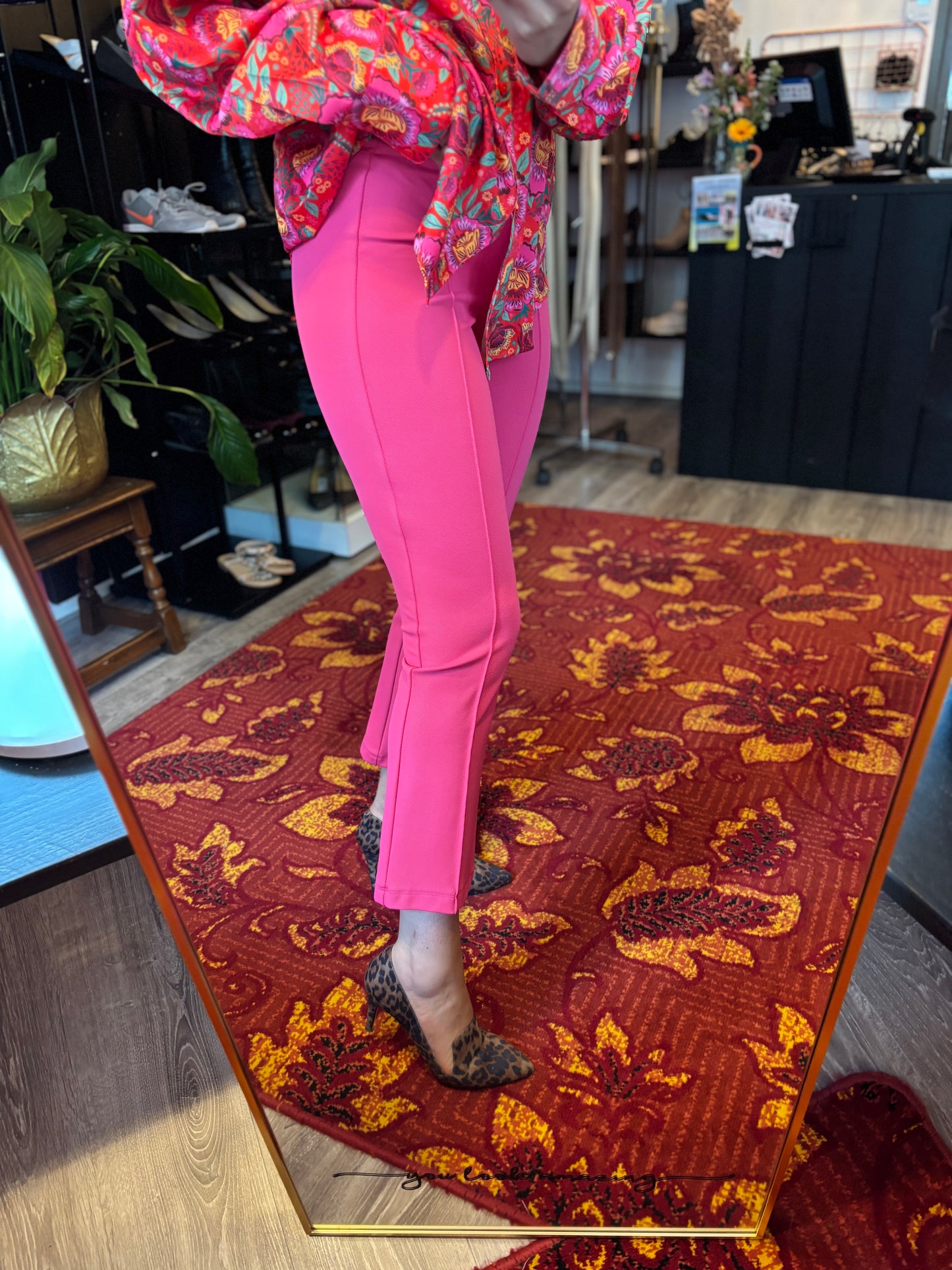 15-109 Cambio broek roze maat S