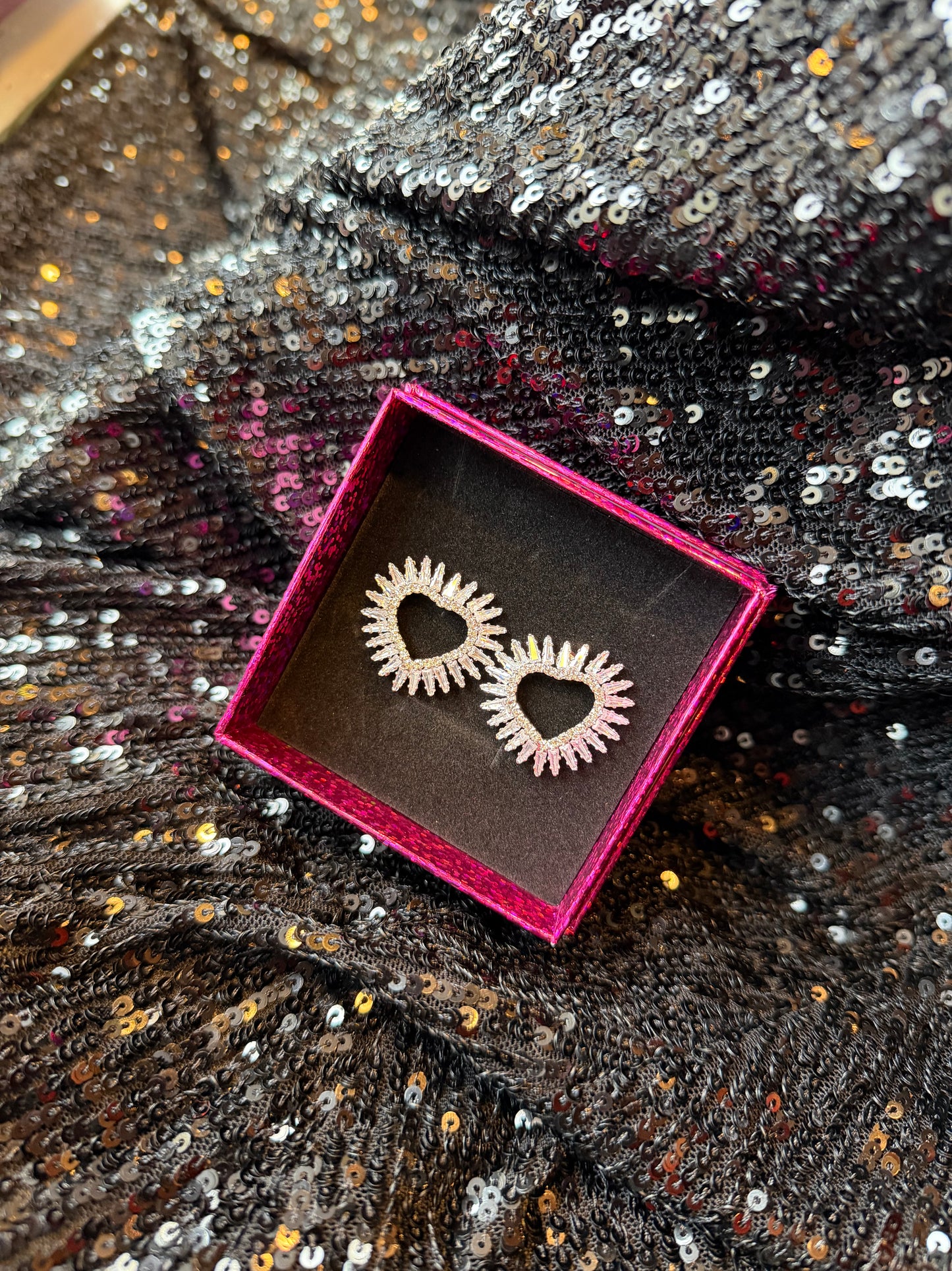 Oorbellen festive zilver