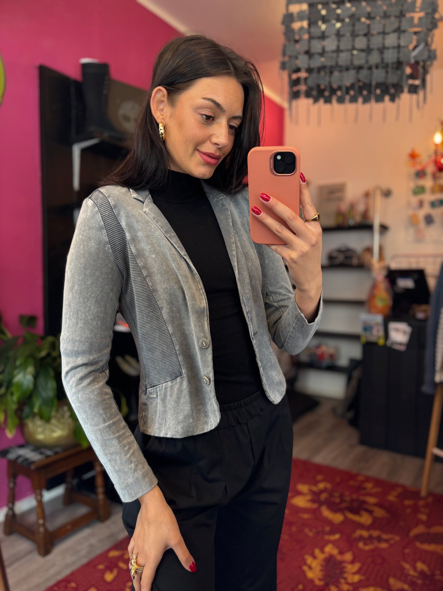 200-99 Sandwich colbert vestje maat XS