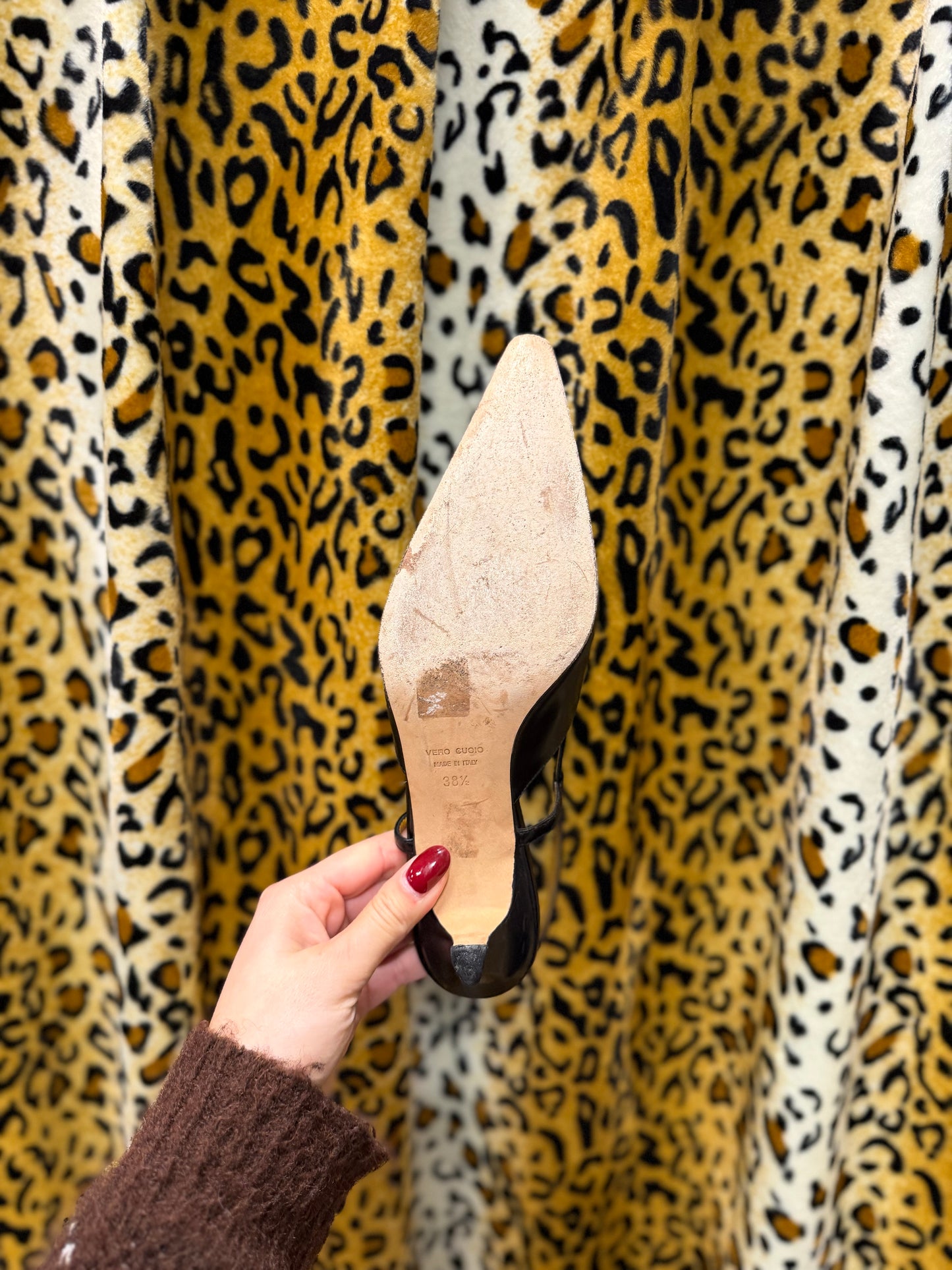 483-3 Rene Lezard slingbacks maat 38.5