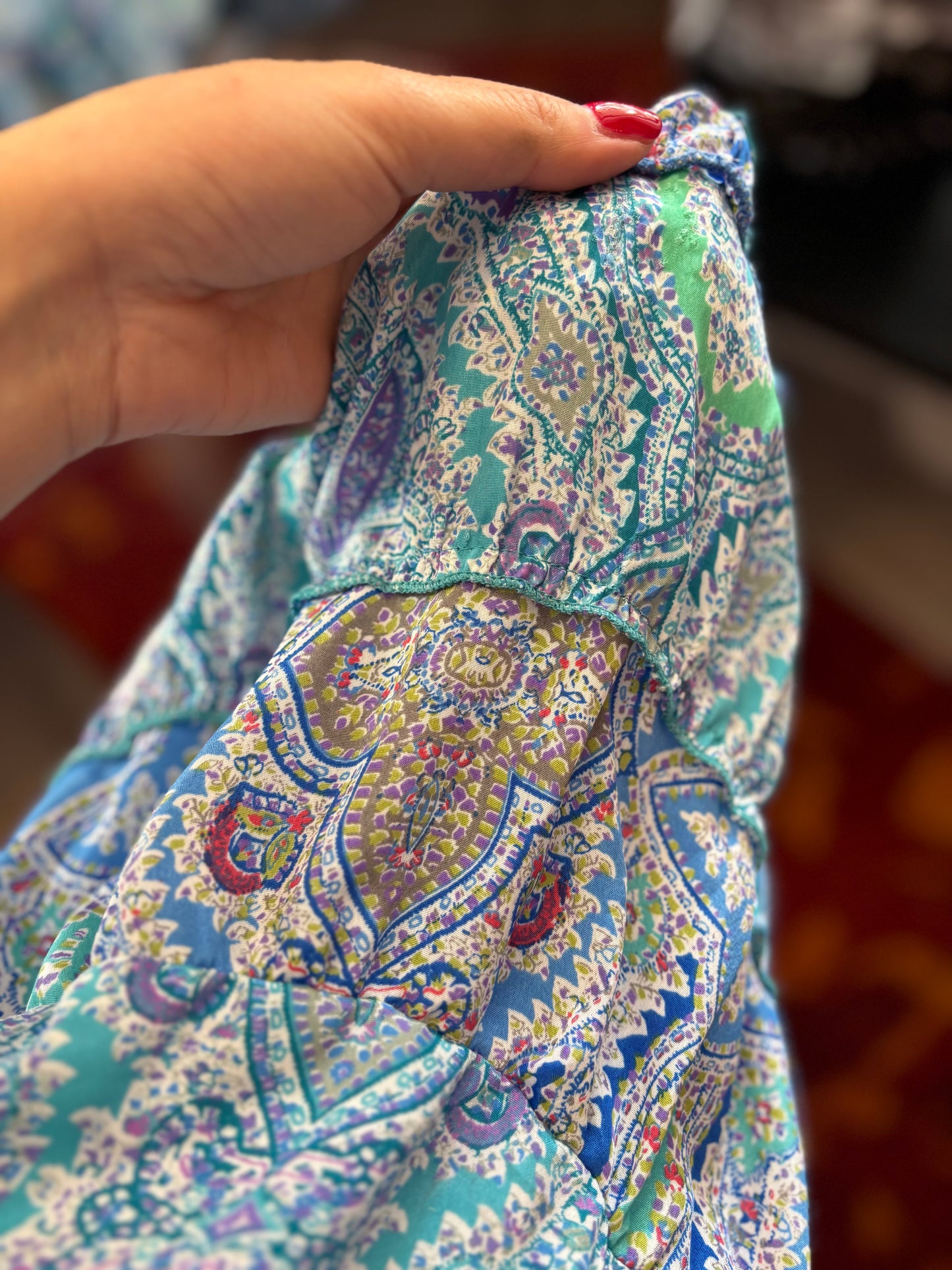 291-94 Jurk print maat S/M/L