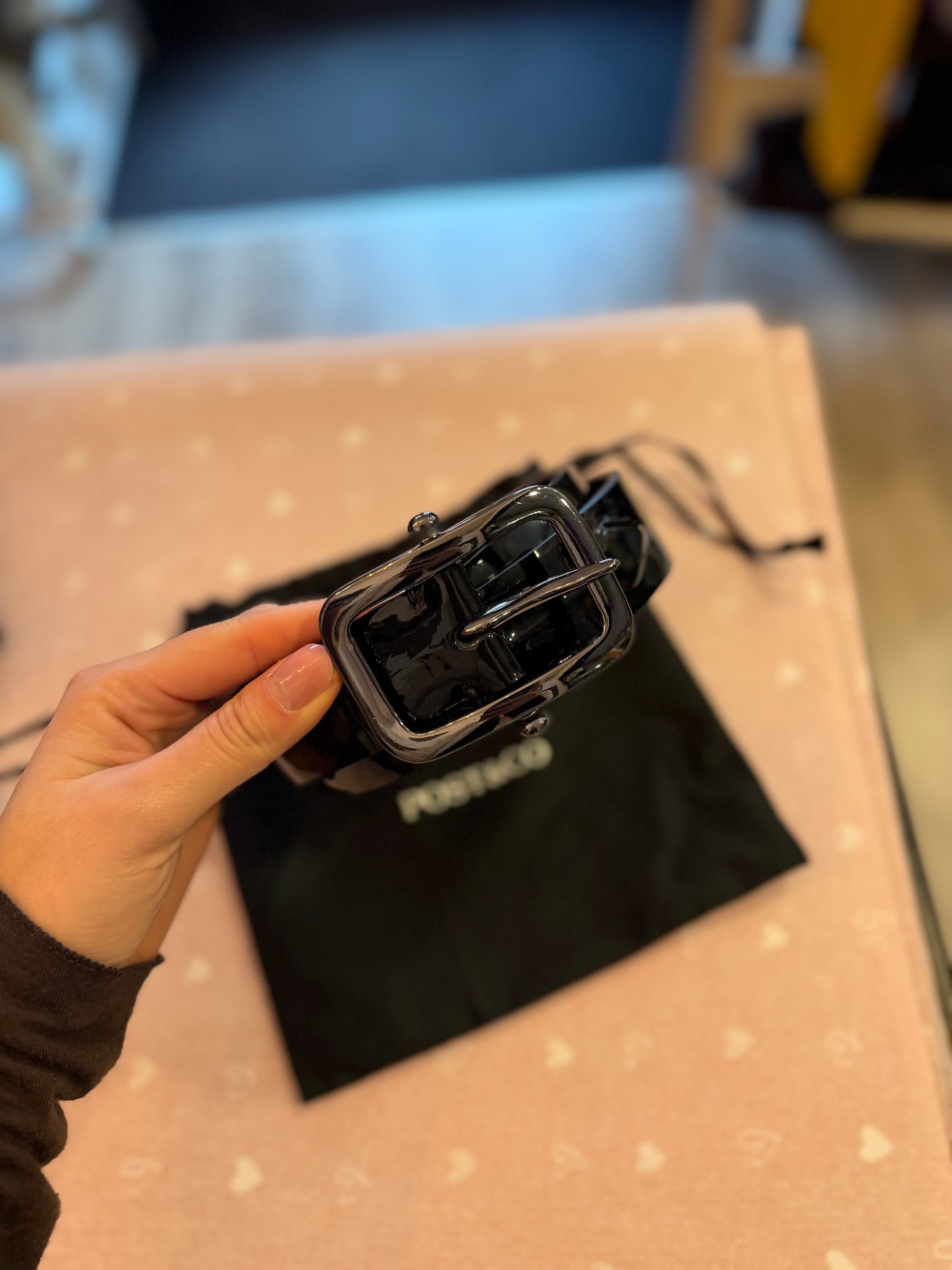 254-55 Post&Co riem lak maat 95