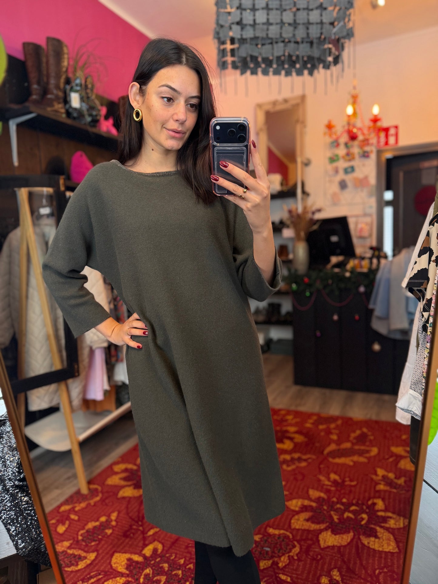 254-75 Fabiana Filippi jurk groen maat 44