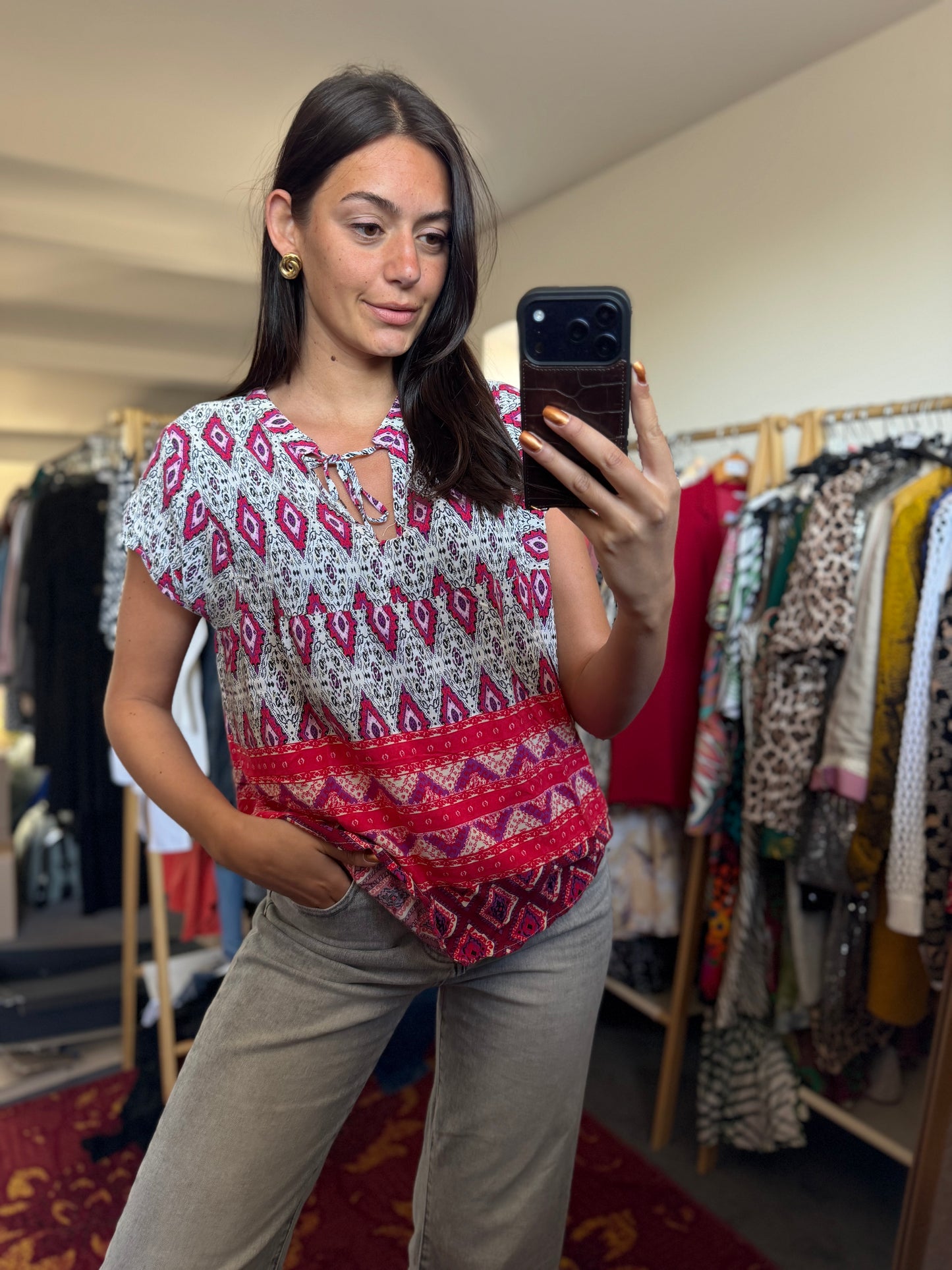 269-186 Smashed Lemon blouse maat XL