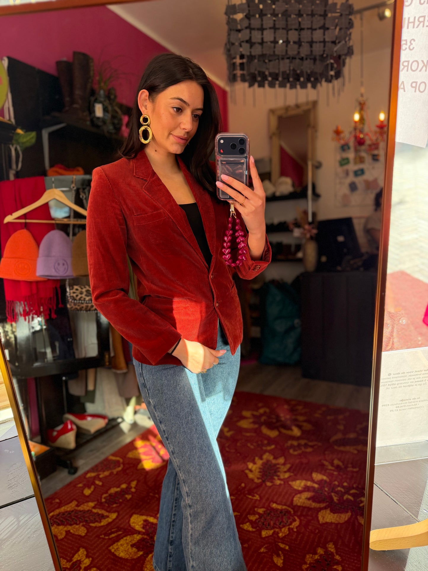 411-218 Ardee blazer rib maat M